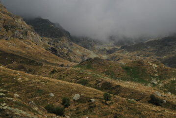 Passato il punto critico si vede l’Alpe La Tura