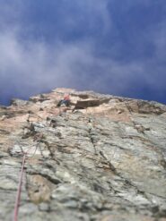L5, passaggio di 6b+ fisico nella seconda parte
