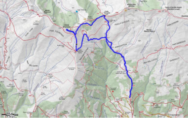 traccia gps su cartina fraternali