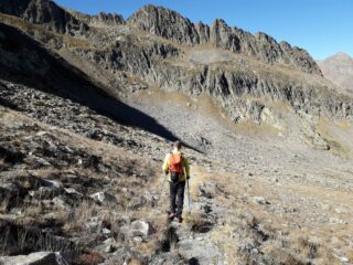 Io con difronte Veduta della Cresta percorsa.....