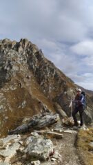 Sulla Rocca con alle spalle il Buc des Sparviers