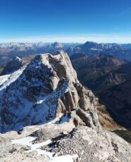 Verso Punta Rocca e la Val Pettorina.