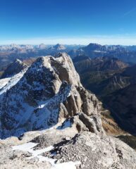 Verso Punta Rocca e la Val Pettorina.