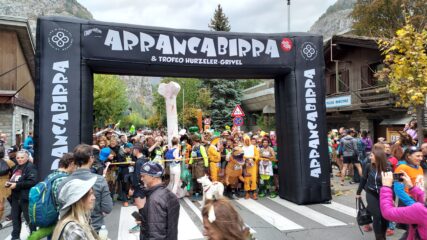 Linea di partenza...poi si è partiti tardi