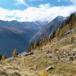 il vallone della diga di Campliccioli con a sx il Pizzo San Martino dall'alpe Forcola superiore