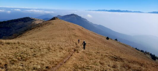 Scendendo verso colle della Ciabra