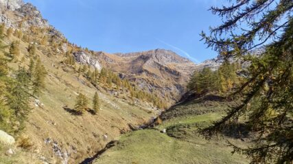 vista sull' Arlens al ritorno col vallone al sole.