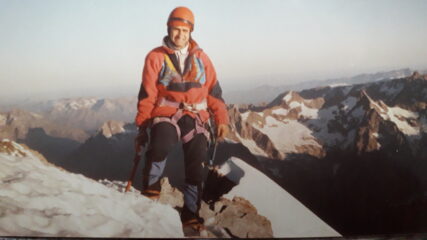 in vetta alla Barre des Ecrins..