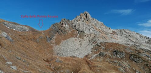 Verso il Colle della Pointe Rousse