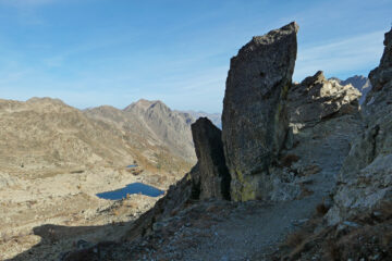 Caratteristico passaggio verso il colle Lausfer