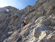 Verso la cresta sud d'uscita