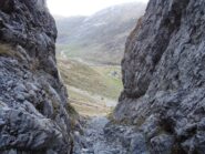 il rifugio appena iniziato il canalino
