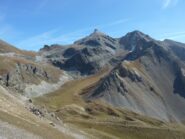 cima in lontananza e parte finale dell'itinerario