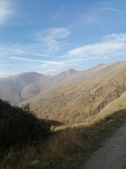 quasi al colle vista sulla strada percorsa