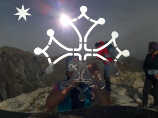 la croce occitana in cima 