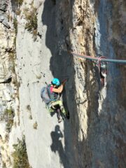 Prima del traverso finale di L4.