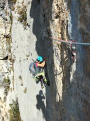 Prima del traverso finale di L4.