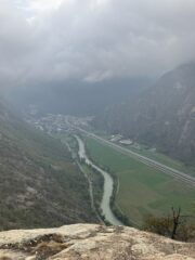 Vista dalla fine della via