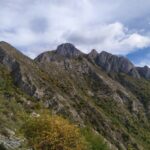 Il Toraggio visto dall'Alta Via dei Monti Liguri durante l'avvicinamento