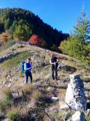 Poggio Donadea (q,1857),sullo spartiaque  Riofreddo-S.Anna