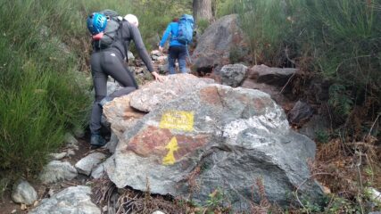 inizio sentiero  dopo acquedotto