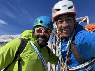 Con Marco in vetta