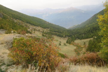 sulla strada poderale verso Thouraz
