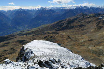 in discesa dal sentiero per il rifugio