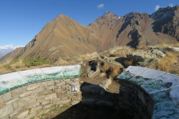 Becca di Nona ed Emilius dalla Punta Replan