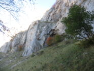 l'ingresso della Grotta dei Corvi