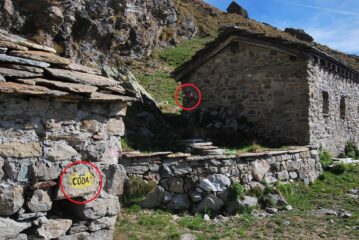 Le indicazioni all’Alpe Sella per il C3-Rifugio Coda