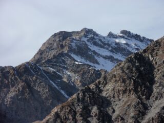 una spruzzata di neve sulla Cima del Lupo