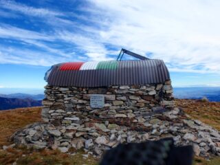 il bivacco sulla cima