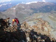 Ultima parte di salita con panorama eccezionale.