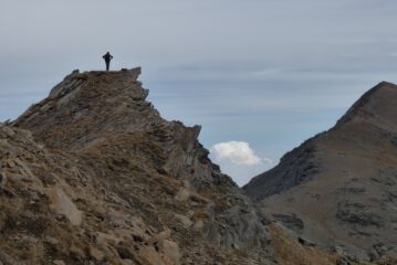Sulla cresta verso il colle del Sabbione