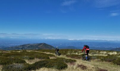 Panorama garantito sulla bella dorsale.