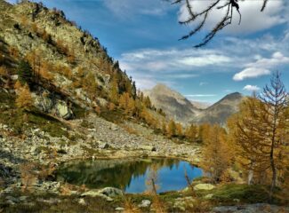 Il lago della Sauma.