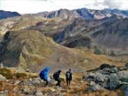 In discesa verso la Gorgia Laghi.