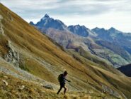 In salita nel vallone Fiutrusa.