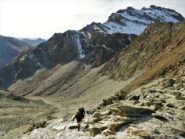 In arrivo al colle del Lupo.