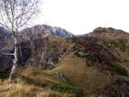 L'Alpe Vallon della Sella da poco sotto la cima.