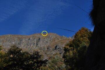 Vista Rifugio Coda dal Ponte Cabrin sull’Elvo: se è lunga la strada ….