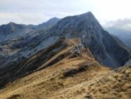 Dal Mont Giavin: la Chenessy dopo la discesa dalla cresta Nord.