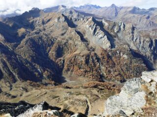 Valle della Legna dalla cima principale.