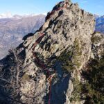 In rosso il percorso più facile, ma non è obbligato.