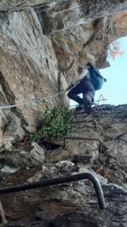 Nel tratto attrezzato del Bars d'la Tajola