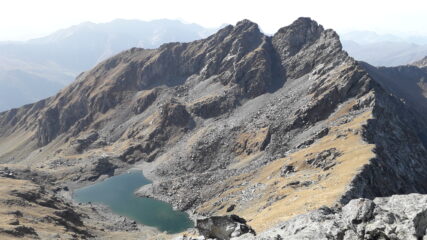 le due Orsiere dalla punta Rocca Nera..