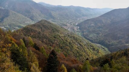 la Punta Ceresa dall'alto