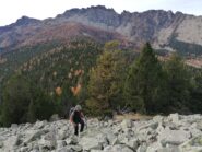 Ultimo tratto di pietraie prima della cima