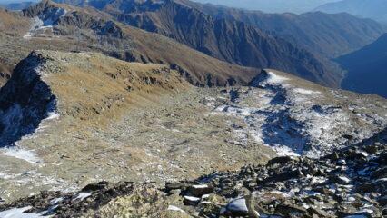 Dalla cima verso valle